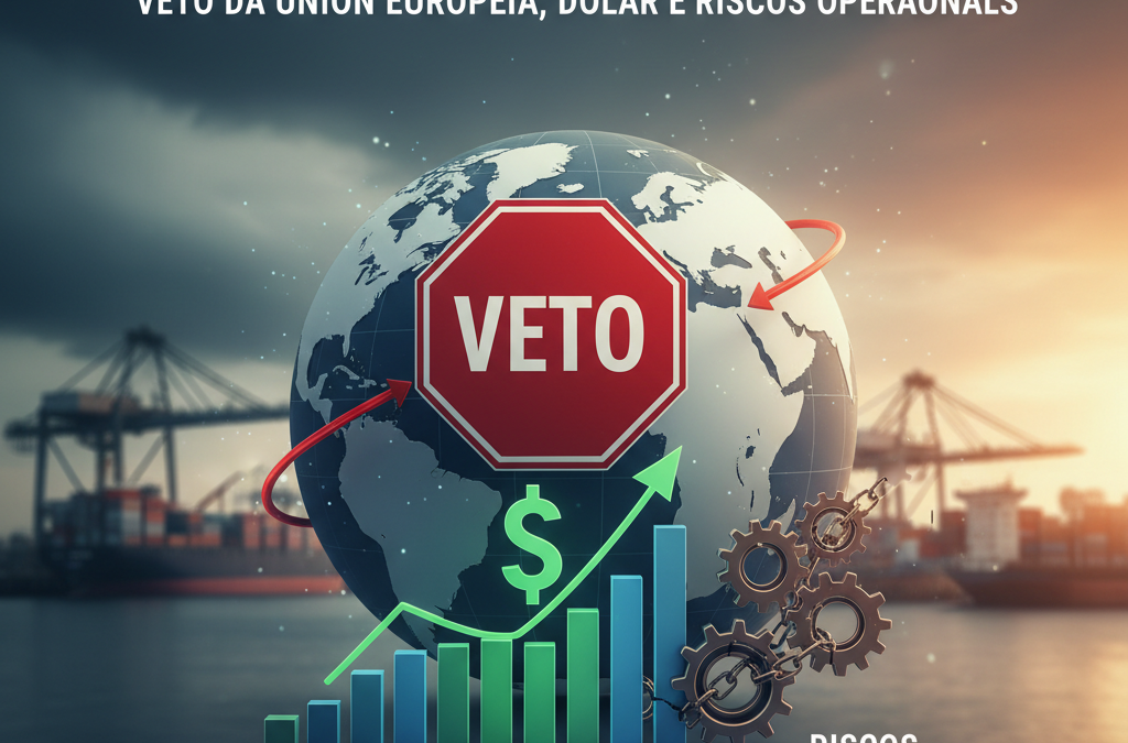 Comércio Exterior na Prática: Veto da União Europeia, Dólar e Riscos Operacionais
