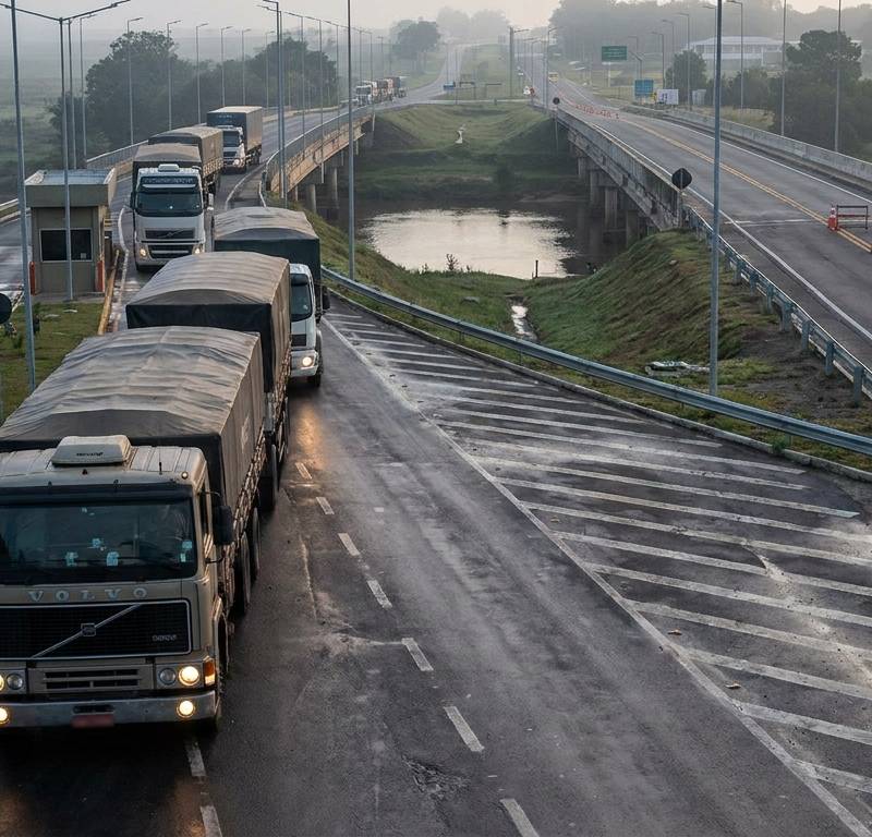Capa do artigo: Jaguarão–Río Branco e o novo investimento viário