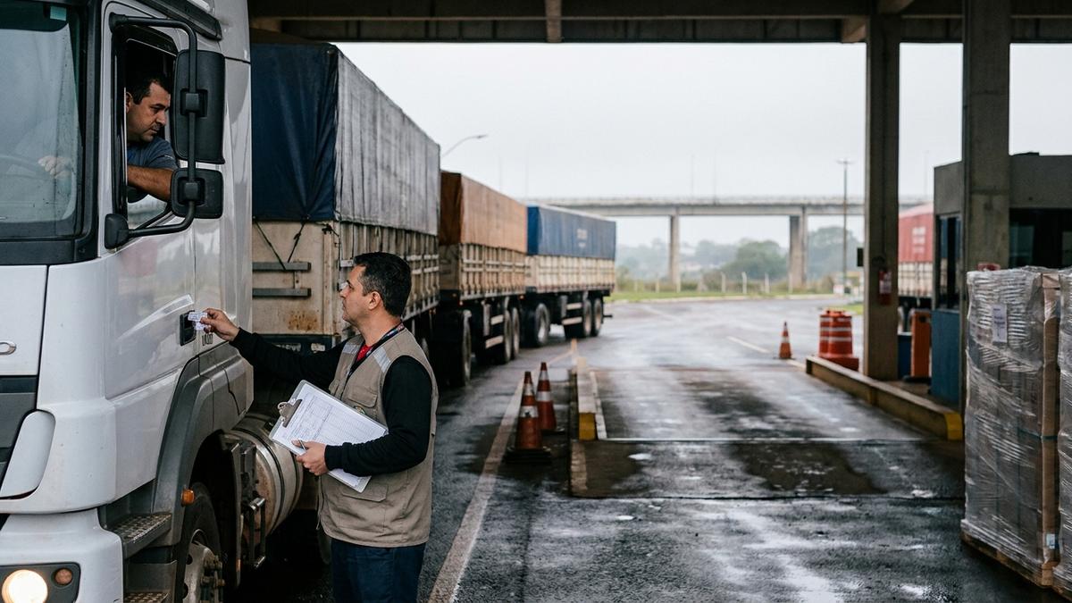 Documentação no transporte Brasil–Paraguai: o que validar