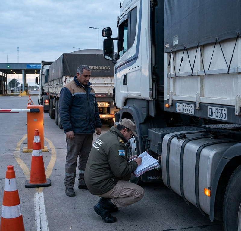 Capa do artigo: Como contratar transporte rodoviário internacional com segurança