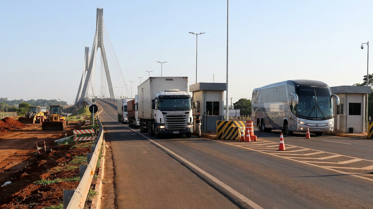 Brasil–Paraguai: mudanças na logística em setembro de 2026