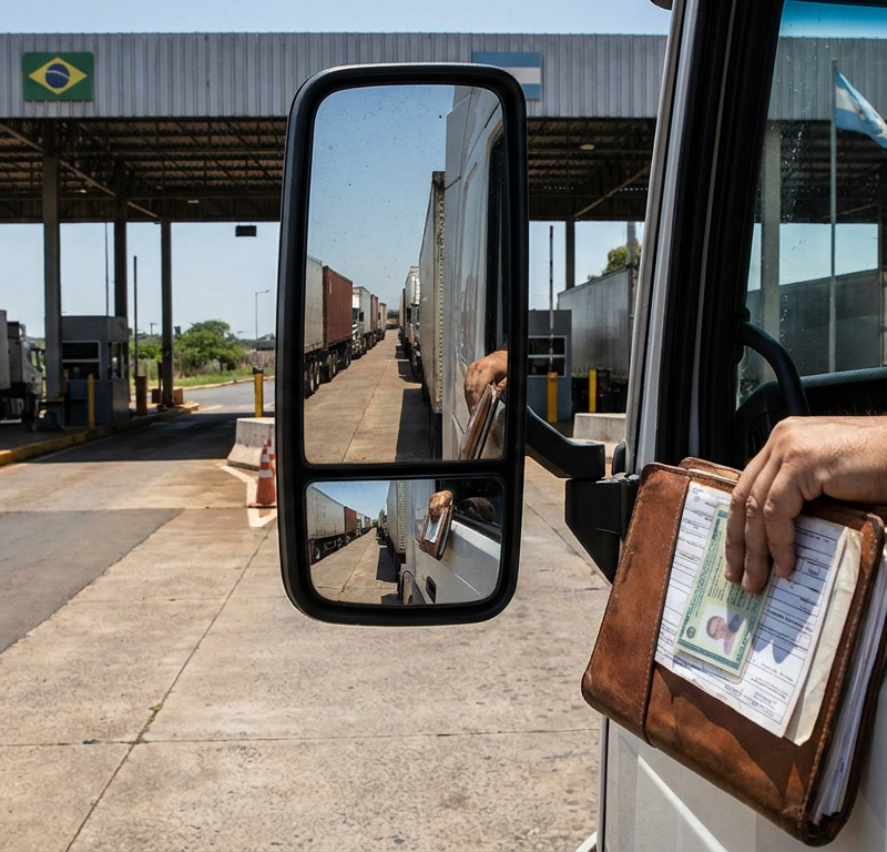 Capa do artigo: Mudanças regulatórias no transporte entre Brasil e Argentina