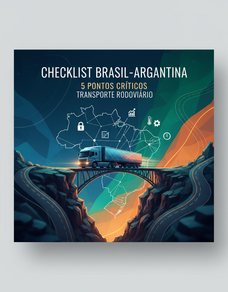 Capa do artigo: Checklist Brasil-Argentina: 5 pontos críticos no transporte rodoviário